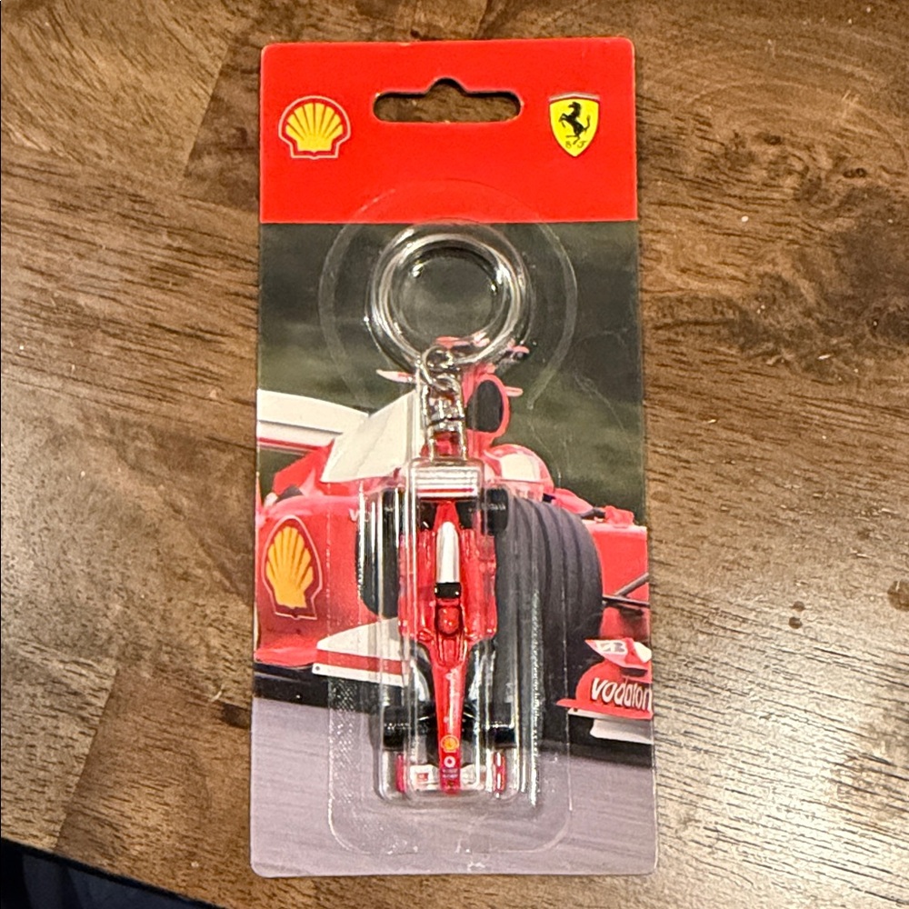 Ferrari Red Racing Car Keychain - Picture 9 of 9